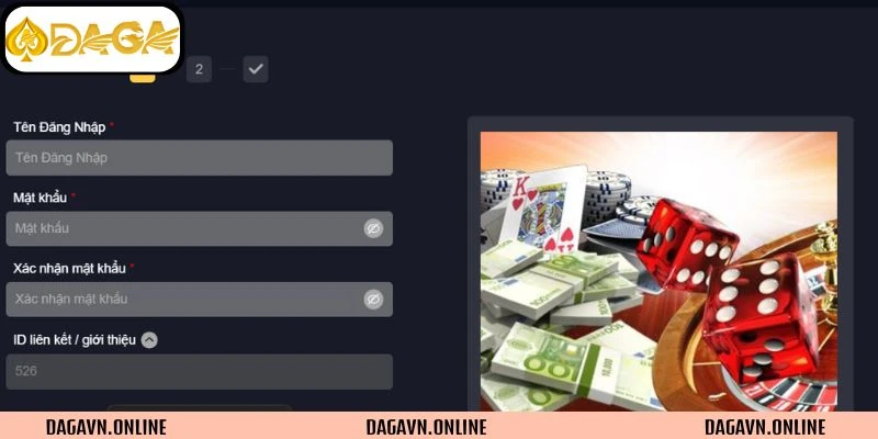 Nắm chắc các bước đăng nhập DAGA cơ bản nhất
